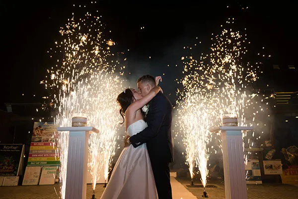 fontaine à etincelles mariage alsace