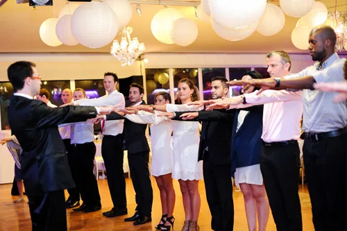 show hypnose mariage Alsace invité hypnotisé